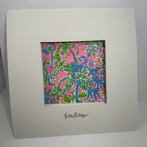 Lilly Pulitzer Artwork with mat - Style 004339